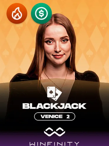 Livetafel Venice BJ 2 Winfinity bij Vegas Hero